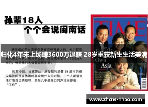 归化4年未上场赚3600万退籍 28岁重获新生生活美满